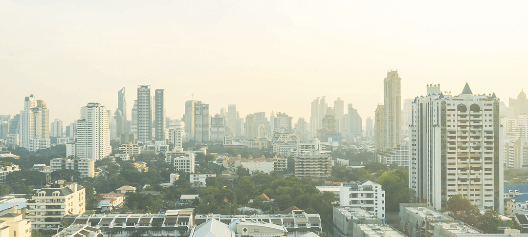 City skyline background